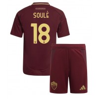 Maglia Calcio AS Roma Matias Soule #18 Prima Divisa Bambino 2024-25 Manica Corta (+ pantaloncini)